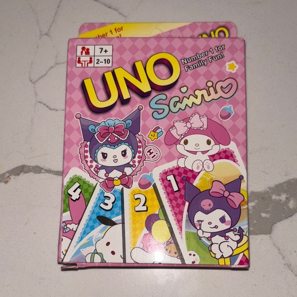 Sanrio UNO Card Game - Pink and Multicolor - Picture 3 of 3